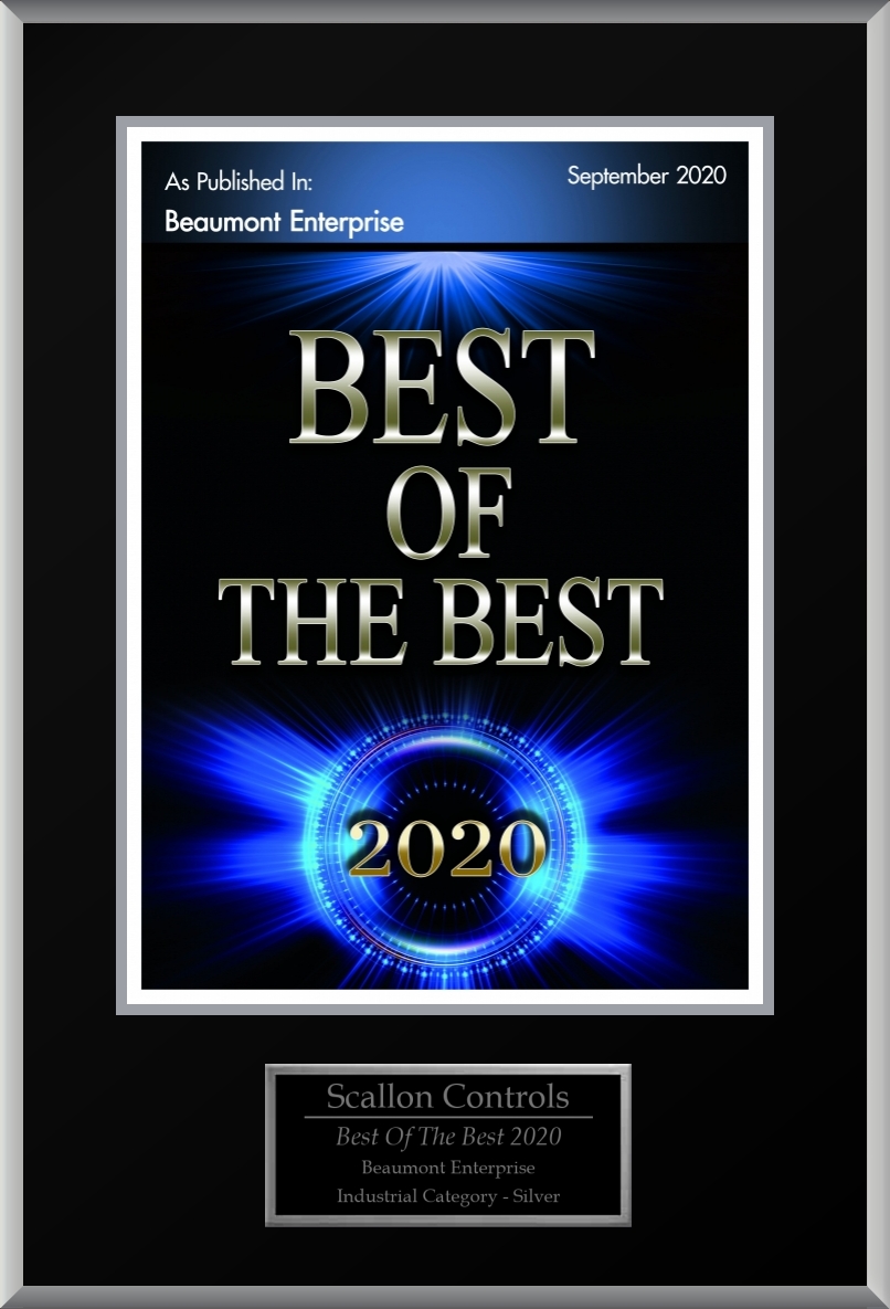 Scallon Controls
Best of the Best 2020
Beaumont Enterprise 
Industrial Category - Silver